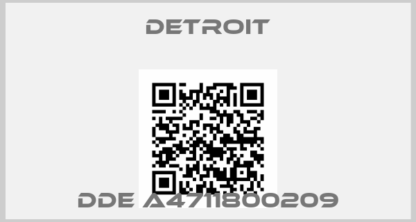 Detroit-DDE A4711800209