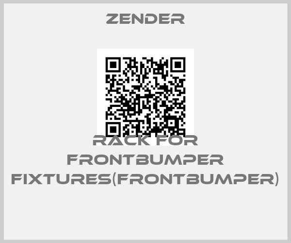 Zender-RACK FOR FRONTBUMPER FIXTURES(FRONTBUMPER) 