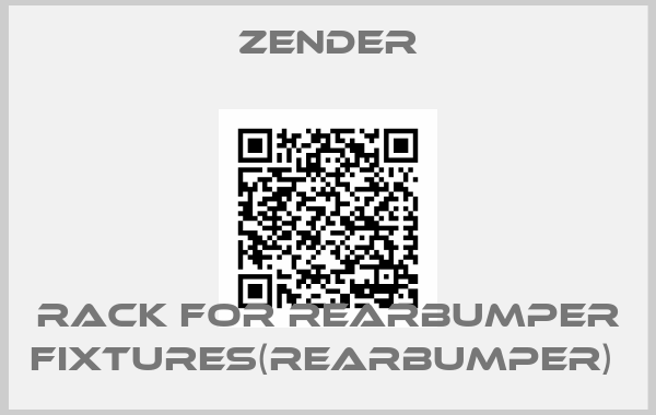 Zender-RACK FOR REARBUMPER FIXTURES(REARBUMPER) 