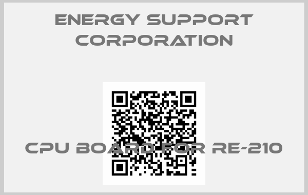 Energy Support Corporation-CPU board for RE-210