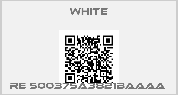 White-RE 500375A3821BAAAA 