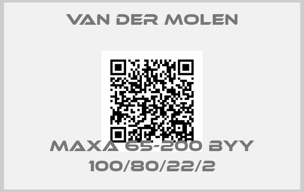 VAN DER MOLEN-Maxa 65-200 BYY 100/80/22/2