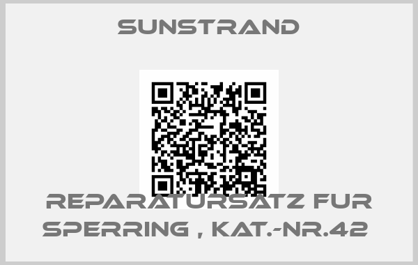 SUNSTRAND-REPARATURSATZ FUR SPERRING , KAT.-NR.42 