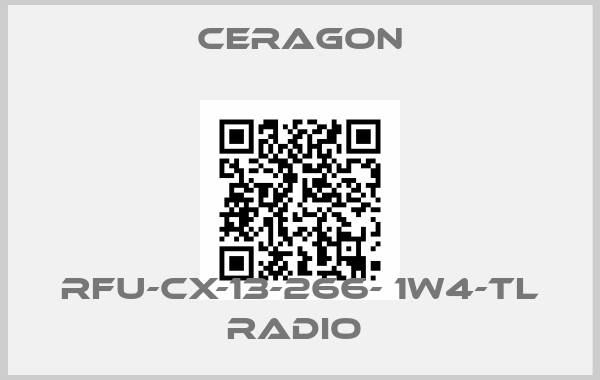 Ceragon-RFU-CX-13-266- 1W4-TL RADIO 