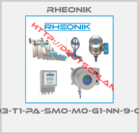 Rheonik-RHM03-T1-PA-SM0-M0-G1-NN-9-C-SE-B 