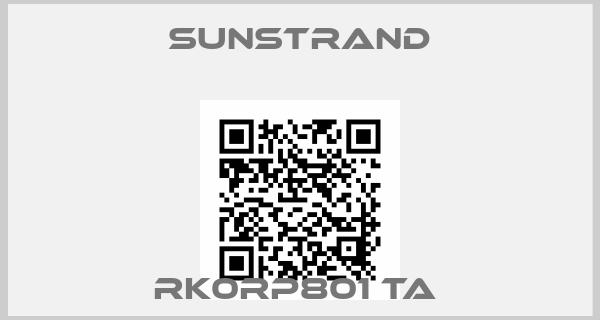 SUNSTRAND-RK0RP801 TA 