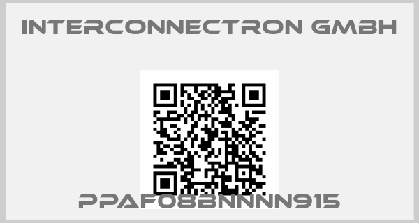 Interconnectron GMBH-PPAF08BNNNN915