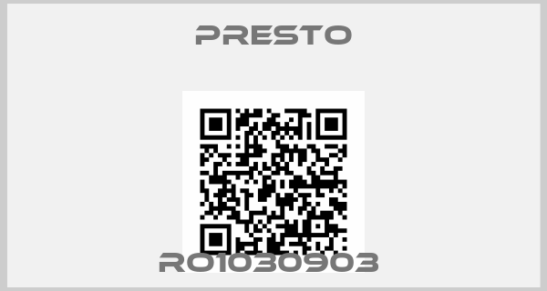 PRESTO-RO1030903 