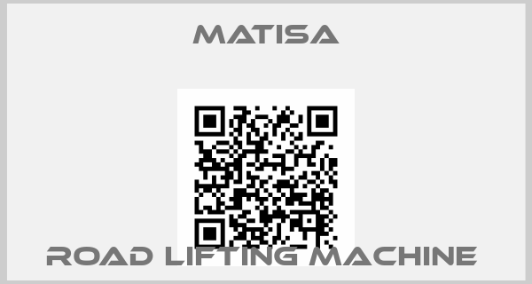Matisa-ROAD LIFTING MACHINE 