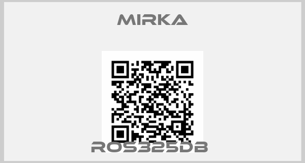 Mirka-ROS325DB 