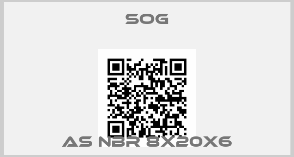 SOG-AS NBR 8x20x6