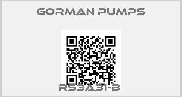 Gorman Pumps-RS3A31-B 