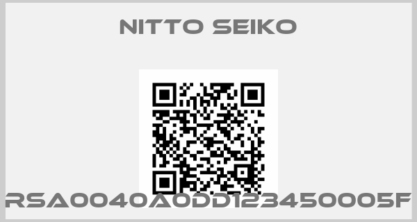 Nitto Seiko-RSA0040A0DD123450005F