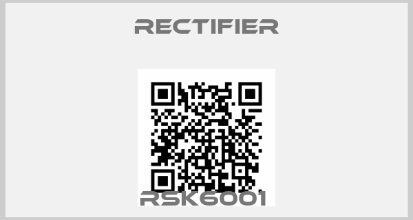 Rectifier-RSK6001 