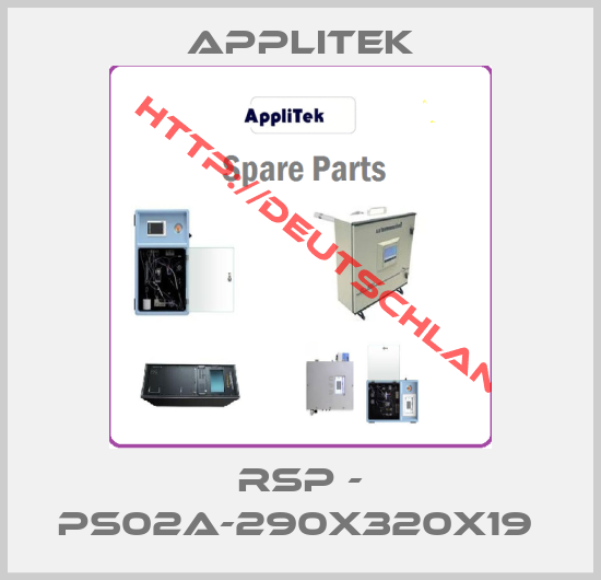APPLITEK-RSP - PS02A-290X320X19 