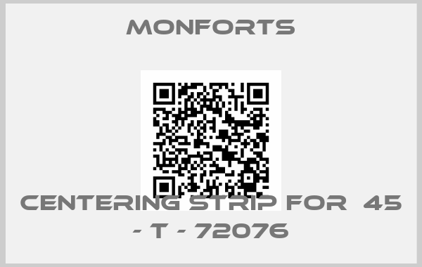 Monforts-Centering strip for  45 - t - 72076