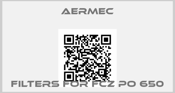AERMEC-filters for FCZ PO 650