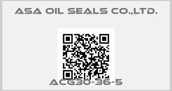 ASA OIL SEALS CO.,LTD.-ACG30-36-5