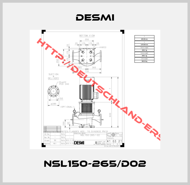 DESMI-NSL150-265/D02