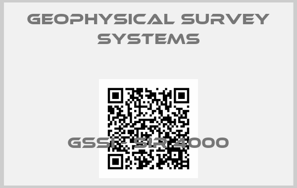 Geophysical Survey Systems-GSSI - SIR 4000