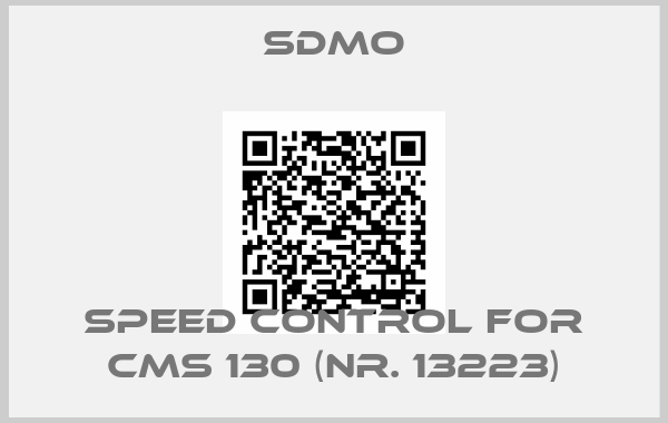 SDMO-Speed control for CMS 130 (Nr. 13223)