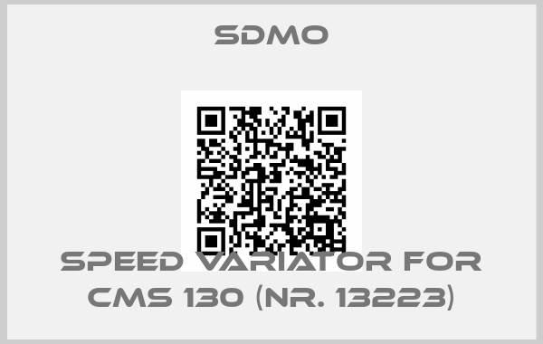 SDMO-Speed variator for CMS 130 (Nr. 13223)