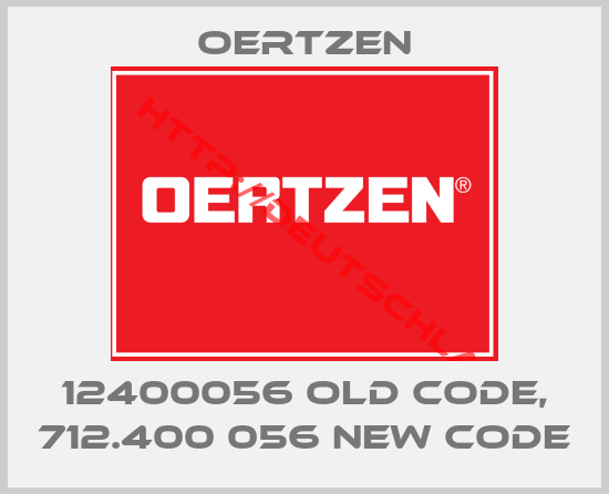 Oertzen-12400056 old code, 712.400 056 new code