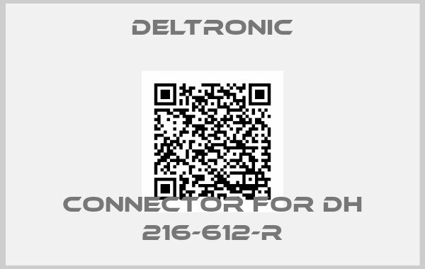 Deltronic-connector for DH 216-612-R