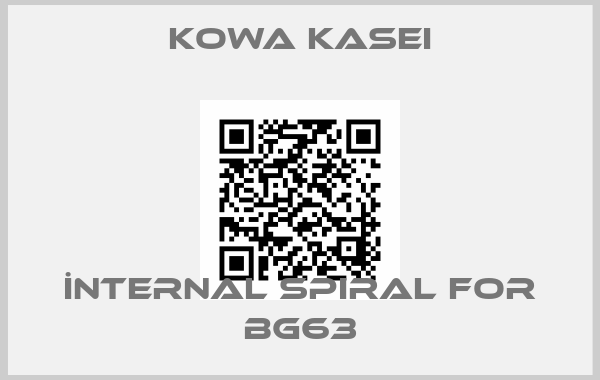 KOWA KASEI-İnternal spiral for BG63
