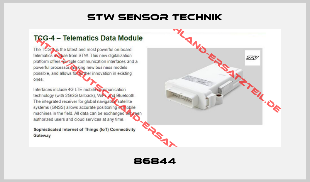 STW SENSOR TECHNIK-86844