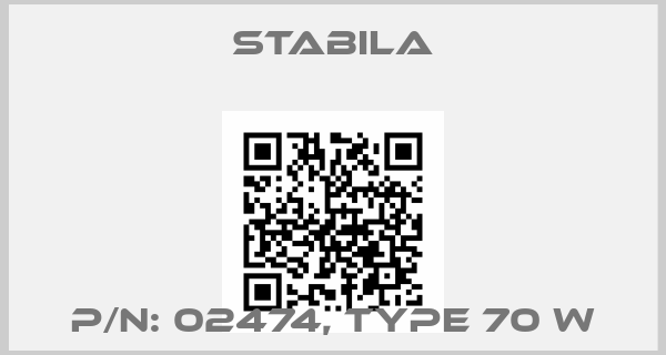 Stabila-P/N: 02474, Type 70 W