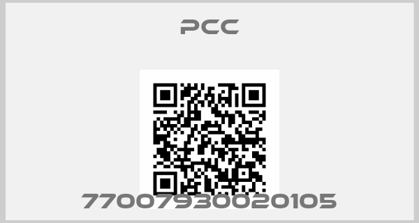 Pcc-77007930020105