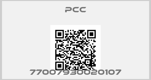 Pcc-77007930020107