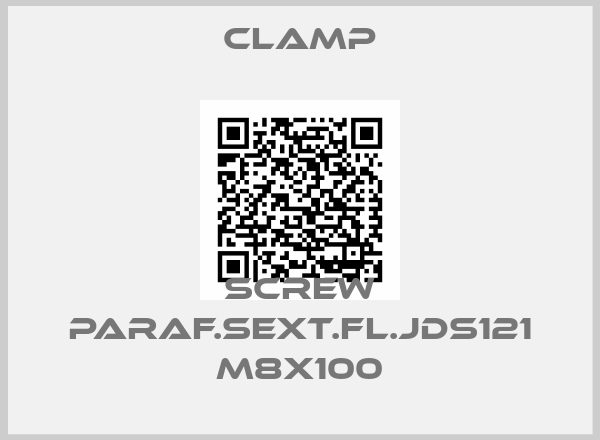 CLAMP-SCREW PARAF.SEXT.FL.JDS121 M8X100