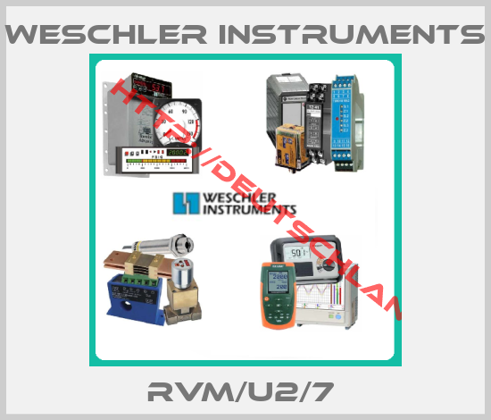 Weschler Instruments-RVM/U2/7 