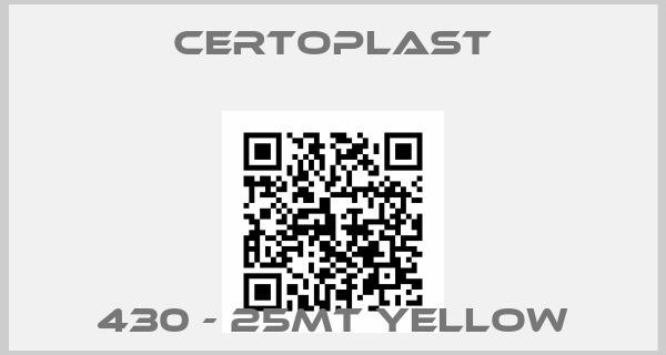 certoplast-430 - 25MT yellow
