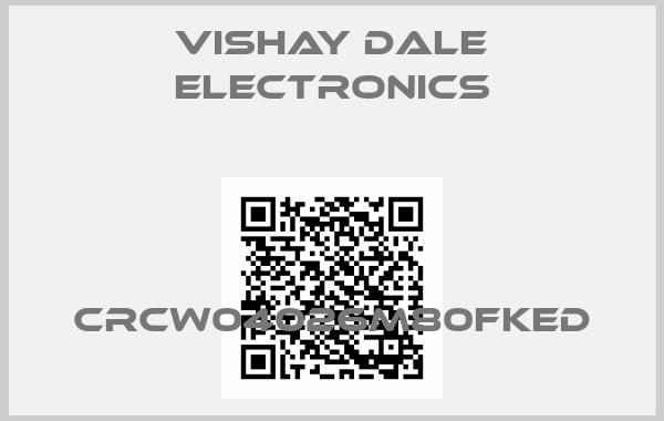 Vishay Dale Electronics-CRCW04026M80FKED