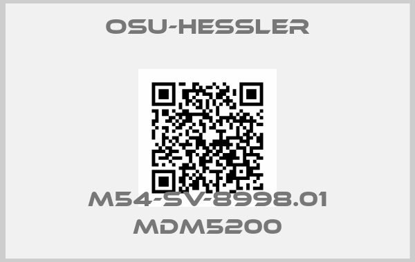 OSU-HESSLER-M54-SV-8998.01 MDM5200