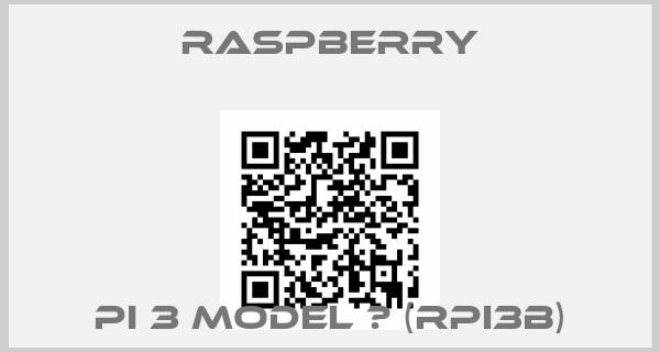 Raspberry-Pi 3 Model В (RPI3B)