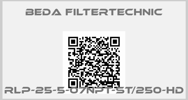 Beda Filtertechnic-RLP-25-5-07NPT-ST/250-HD