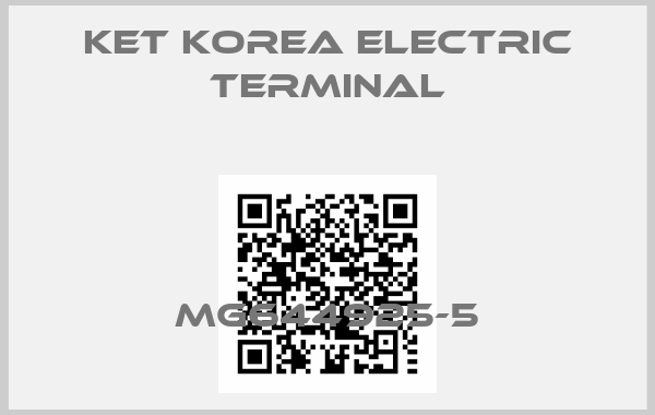 KET Korea Electric Terminal-MG644925-5