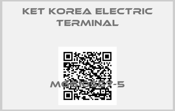 KET Korea Electric Terminal-MG610557-5