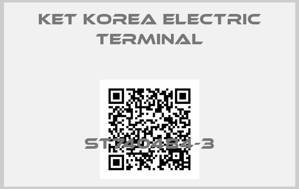 KET Korea Electric Terminal-ST740484-3