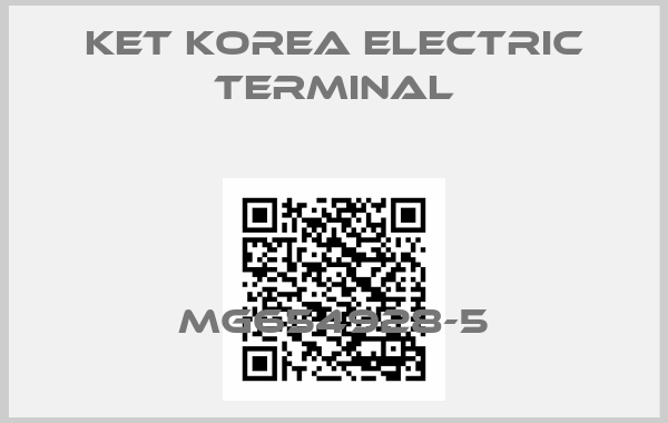 KET Korea Electric Terminal-MG654928-5