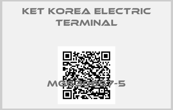 KET Korea Electric Terminal-MG630657-5