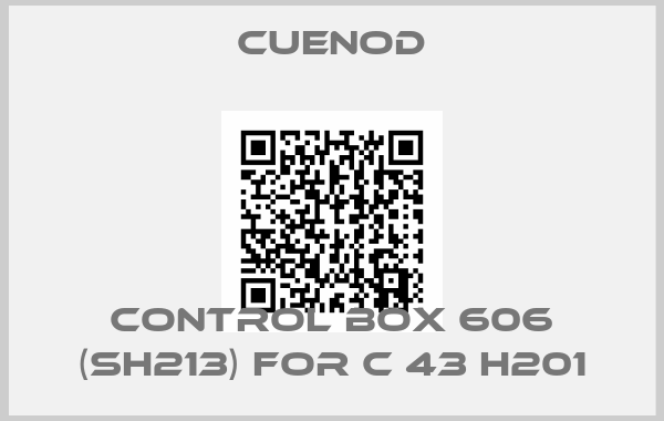 CUENOD-Control box 606 (SH213) for C 43 H201