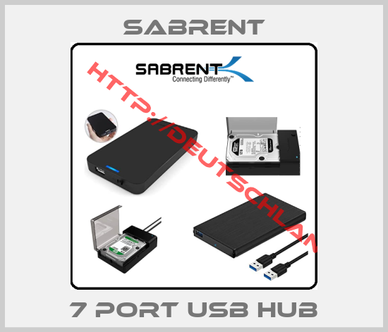 Sabrent-7 Port USB Hub