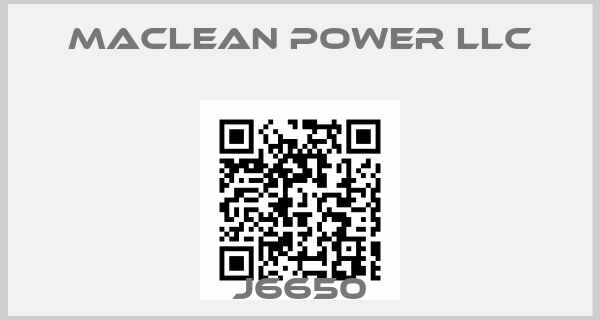 Maclean Power Llc-J6650