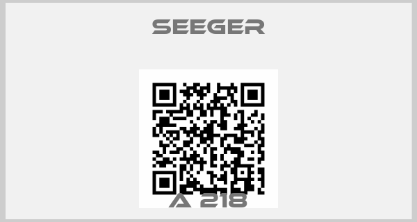 Seeger-A 218