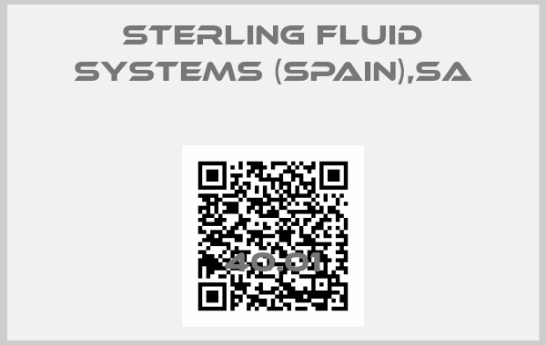 Sterling Fluid Systems (spain),SA-40.01